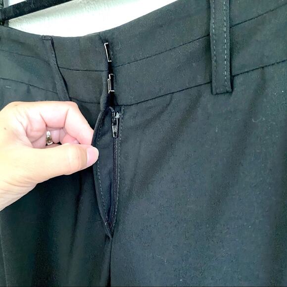 Piazza Sempione Wool Blend Black Skinny Trousers Size 2 - Picture 4 of 7